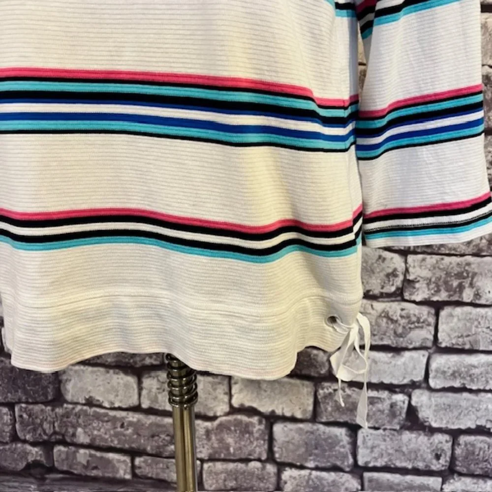 Talbots Scoop Neck 3/4 Sleeve Blouse Size Large - Picture 3 of 8